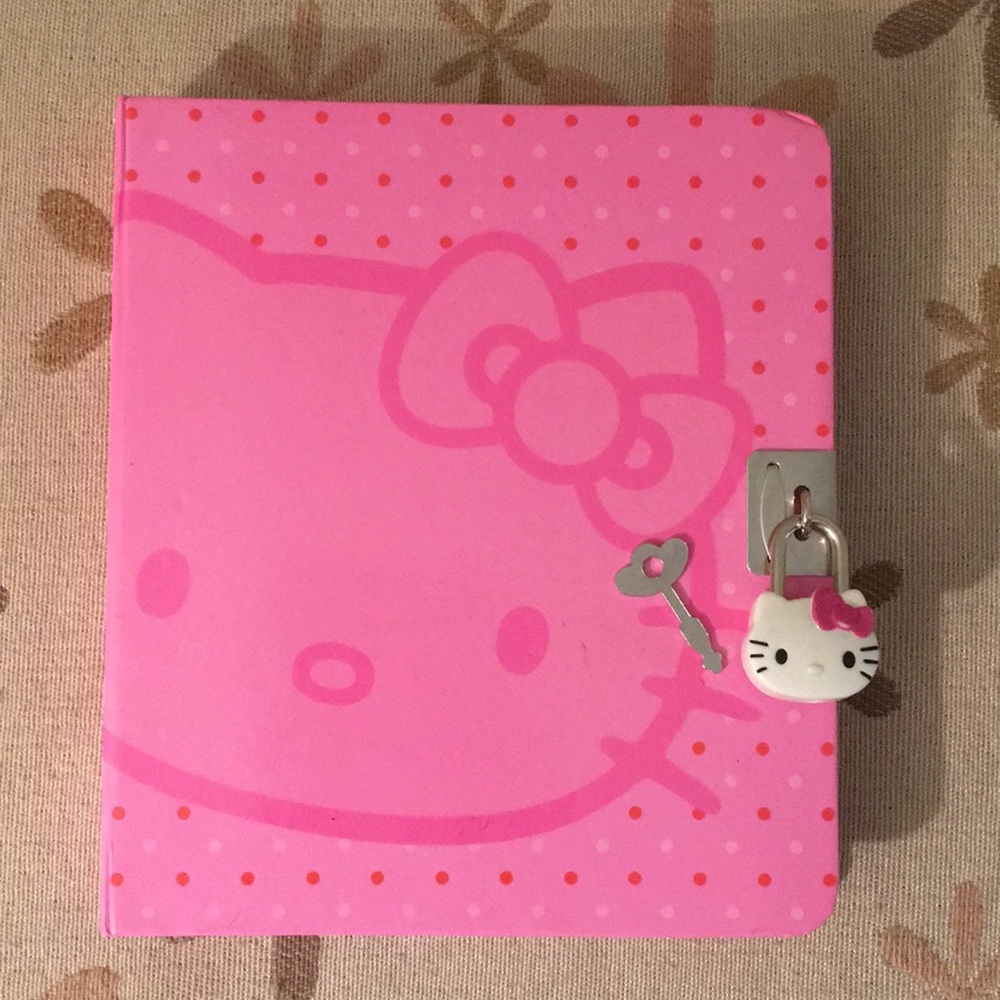 Sanrio Hello Kitty Lock Journal with Key